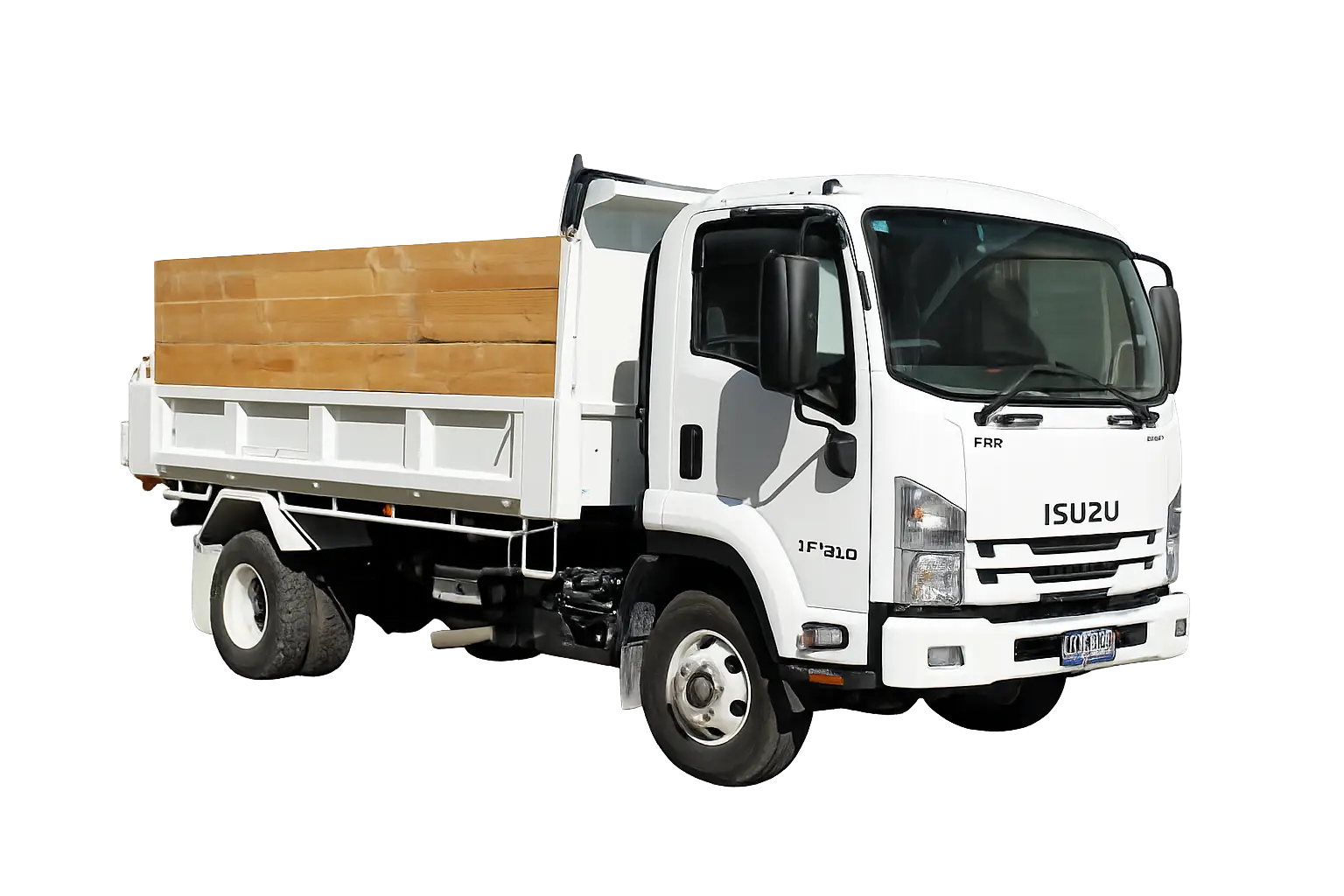 Isuzu heavy tipper available for wet hire from ASAP Hire